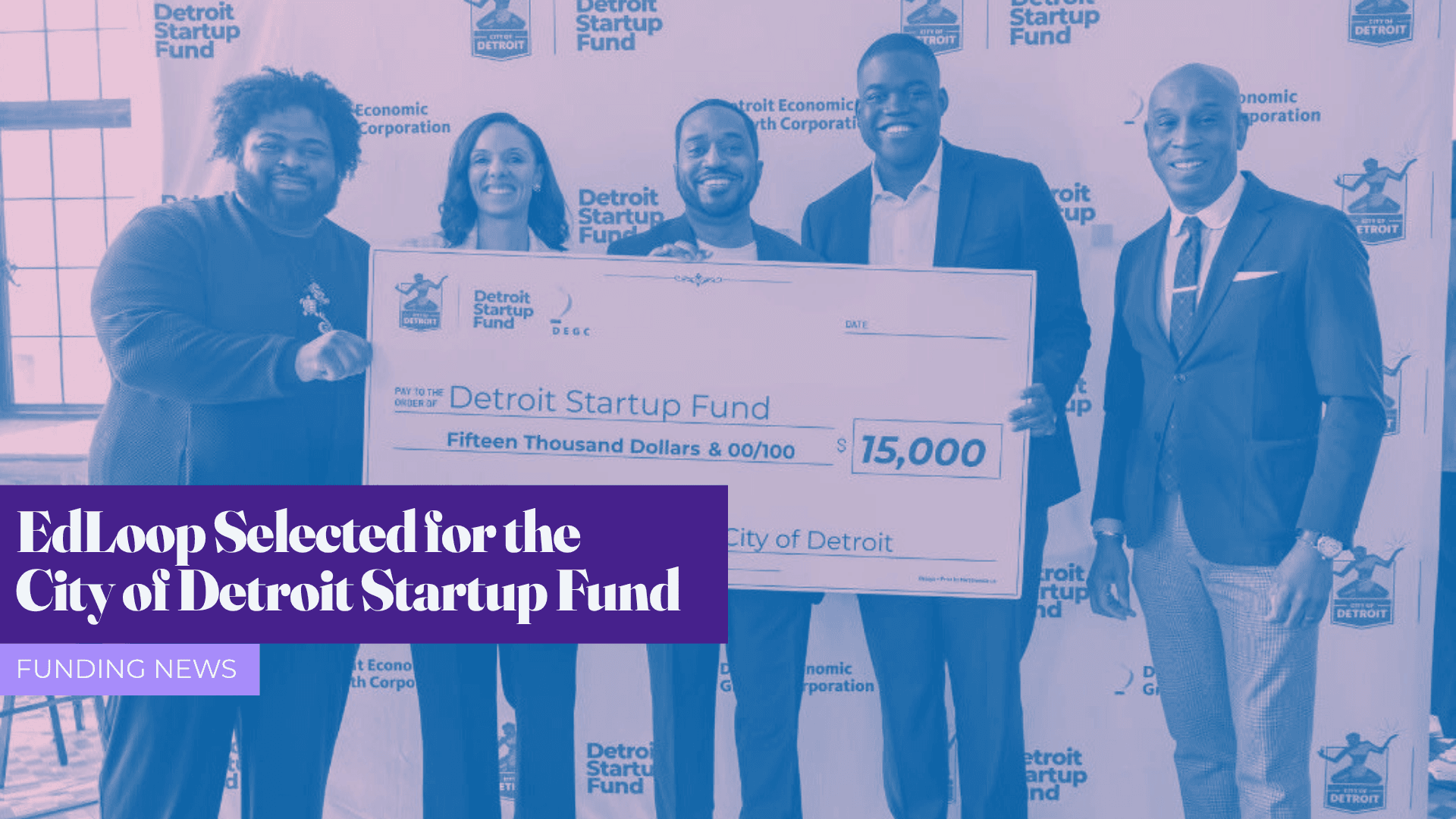 EdLoop selected for the City of Detroit Startup Fund